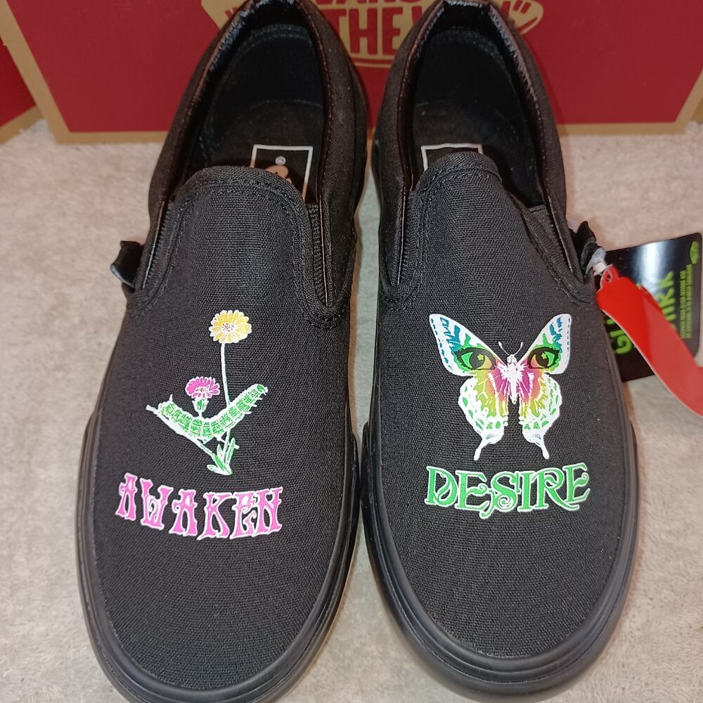 Vans Men's 4.5/Women's 6 Slip On Stackform Morph Glow Blackout VN0A7Q5R10J